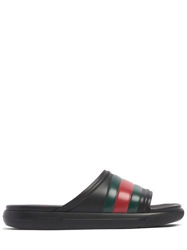 Sandalias Planas De Goma - GUCCI - Modalova