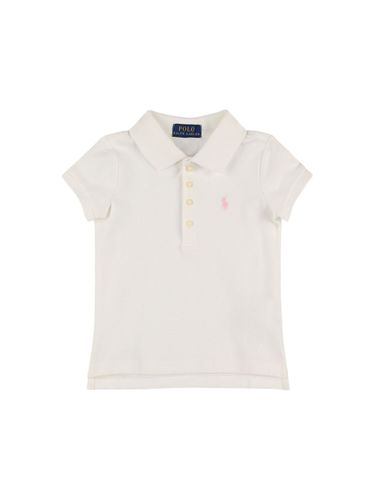 Polo De Algodón Piqué Con Logo - POLO RALPH LAUREN - Modalova