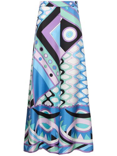 Printed Silk Twill Pants - PUCCI - Modalova