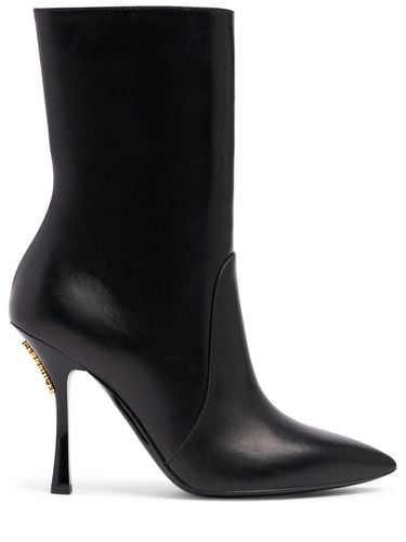 Mm Hohe Stiefeletten Aus Leder - MOSCHINO - Modalova