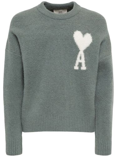 Maglia Girocollo Adc In Misto Alpaca - AMI PARIS - Modalova