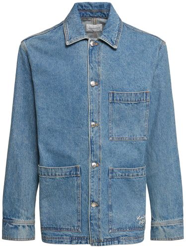 Bomberjacke Aus Denim - MAISON KITSUNÉ - Modalova