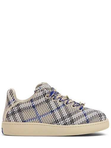 Mf Box Knitted Low Top Sneakers - BURBERRY - Modalova