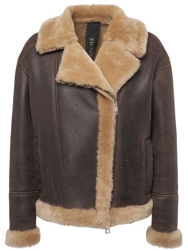 Chaqueta De Shearling - BLANCHA - Modalova