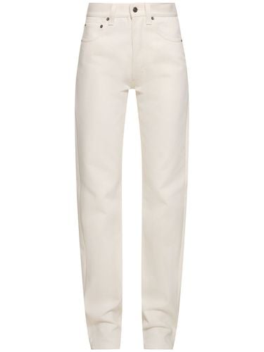 Sade High Waist Denim Straight Jeans - LORO PIANA - Modalova