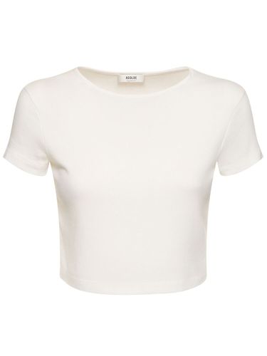 Camiseta De Jersey De Modal - AGOLDE - Modalova