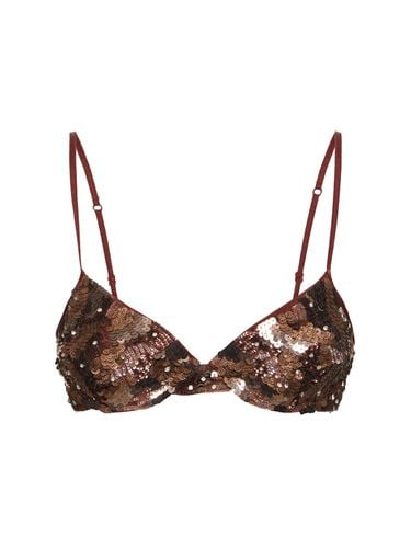 Embroidered Tulle Bra - DES PHEMMES - Modalova