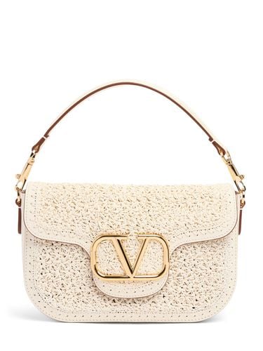 Bolso De Hombro De Crochet Con Logo - VALENTINO GARAVANI - Modalova