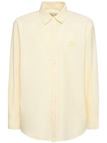 Camicia In Cotone - MAISON KITSUNÉ - Modalova