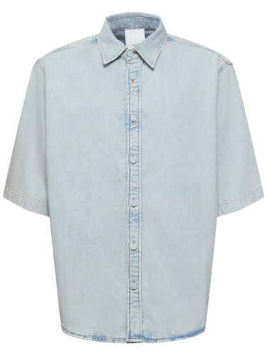 Kurzarm-denim-hemd „santropi“ - ACNE STUDIOS - Modalova