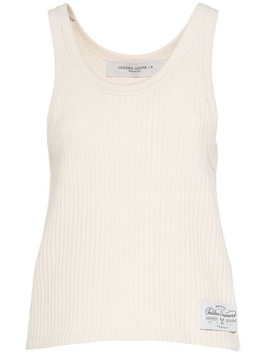 Tank Top Acanalado - GOLDEN GOOSE - Modalova