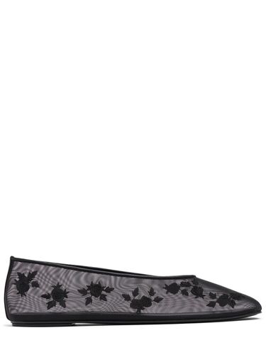 Mm Embroidered Ballerina Flats - MAGDA BUTRYM - Modalova