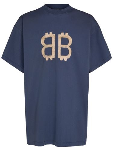 Camiseta De Algodón - BALENCIAGA - Modalova