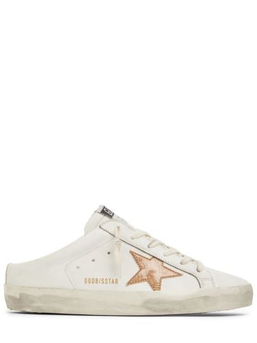 Mm Super-star Leather Mule Sneakers - GOLDEN GOOSE - Modalova