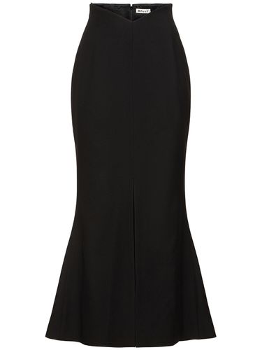 Wool Blend Midi Skirt - BALLY - Modalova