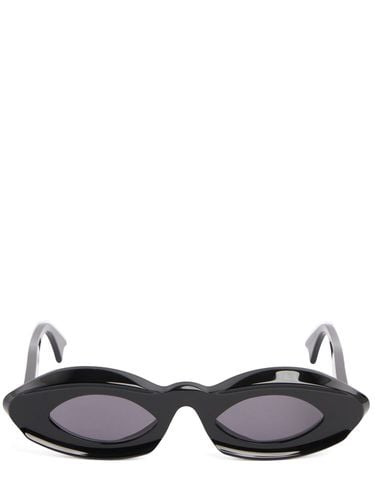 Gafas De Sol De Acetato Negro - MARNI - Modalova