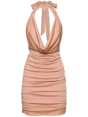 High Neck Draped Mini Dress - BAOBAB - Modalova