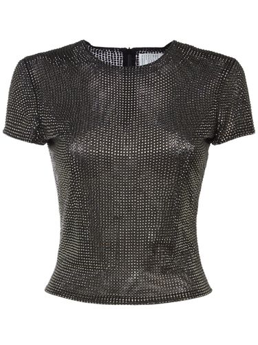 Embellished Jersey T-shirt - GIUSEPPE DI MORABITO - Modalova