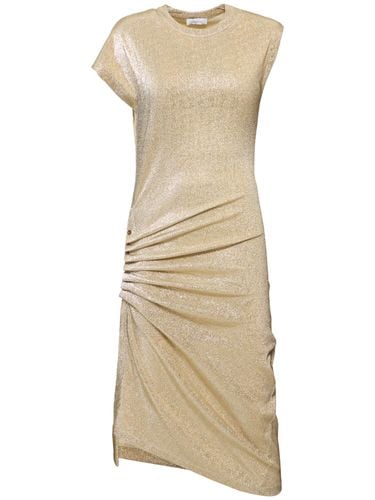 Vestido Midi De Jersey De Lurex Stretch - RABANNE - Modalova