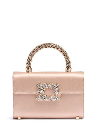 Bolso Mini Flower De Satén Con Hebilla - ROGER VIVIER - Modalova