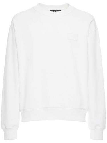 Sweatshirt Aus Baumwolljersey - DOLCE & GABBANA - Modalova