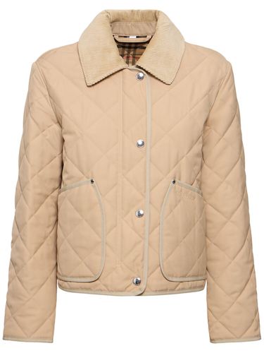 Chaqueta Corta Pespunteada - BURBERRY - Modalova