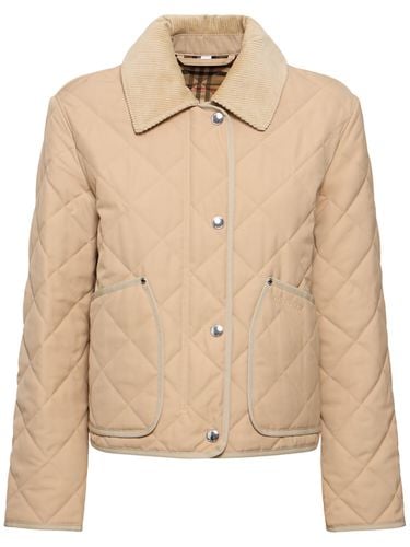 Lanford Short Quilted Jacket - BURBERRY - Modalova