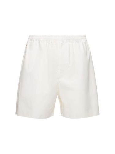 Shorts Algodón Oxford - AURALEE - Modalova