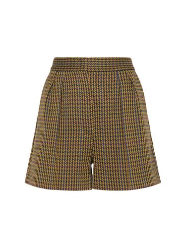 Shorts De Lana Pata De Gallo - MAX MARA - Modalova