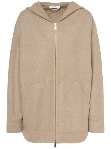 Saio Wool Blend Jersey Zip Hoodie - MAX MARA - Modalova