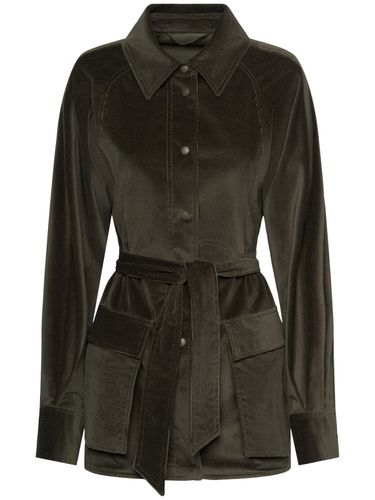 Mattia Velvet Shirt Jacket - MAX MARA - Modalova