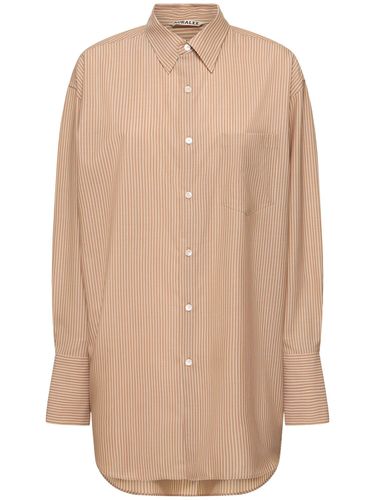 Super Fine Wool Striped Shirt - AURALEE - Modalova