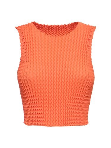 Pleated Sleeveless Crop Top - ISSEY MIYAKE - Modalova