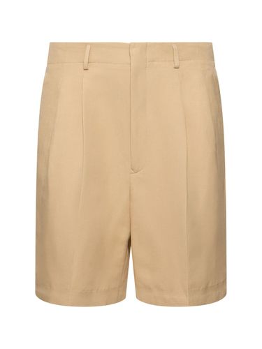 Joetsu Pleated Linen & Silk Shorts - LORO PIANA - Modalova