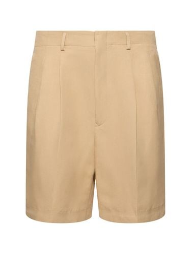 Shorts Joetsu In Lino E Seta Con Pinces - LORO PIANA - Modalova