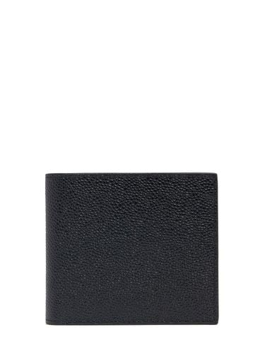 Pebbled Leather Wallet - THOM BROWNE - Modalova