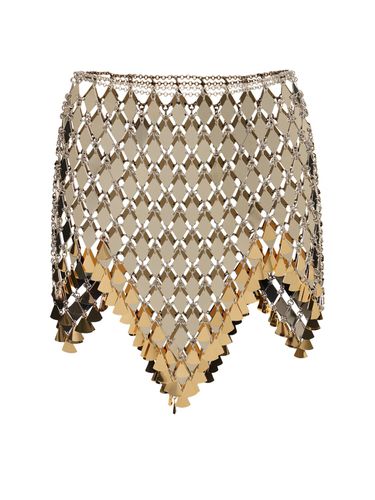 Geometric Sequined Mini Skirt - RABANNE - Modalova