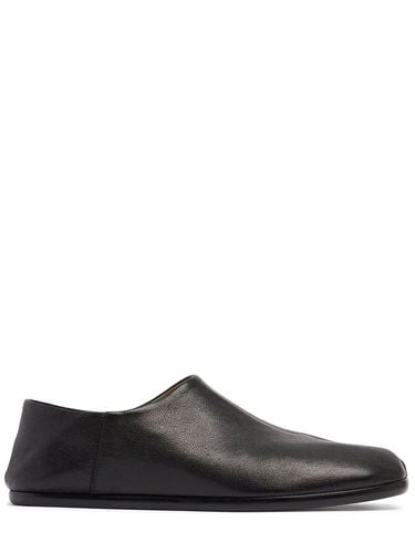 Mm Tabi Leather Babouche Shoes - MAISON MARGIELA - Modalova