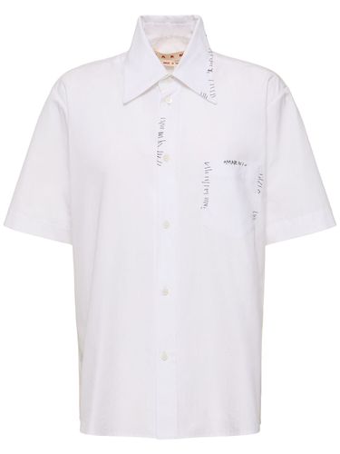 Camisa De Popelina De Algodón - MARNI - Modalova