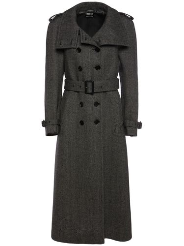 Wool Herringbone Coat - TOM FORD - Modalova