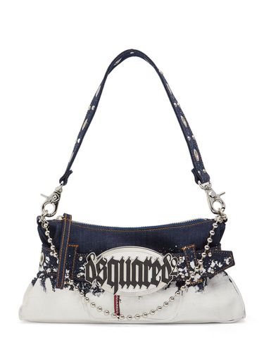 Bolso De Hombro Gothic De Denim - DSQUARED2 - Modalova