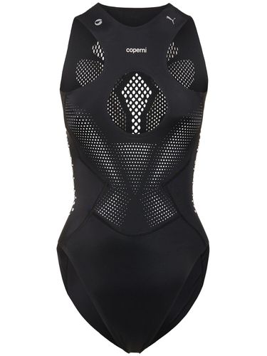 Body X Puma In Mesh Con Logo - COPERNI - Modalova