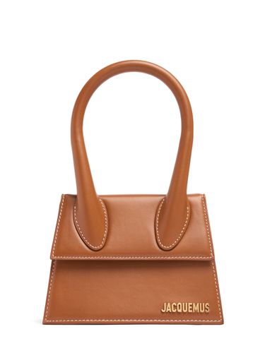 Bolso De Mano Le Chiquito Moyen De Piel - JACQUEMUS - Modalova