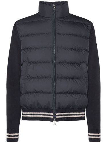 Giacca In Techno E Cotone Imbottita - MONCLER - Modalova