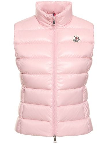 Daunenweste Aus Nylonlacqué „ghany“ - MONCLER - Modalova