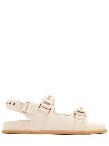 Zapatos Planos Rockstud De Piel 10mm - VALENTINO GARAVANI - Modalova