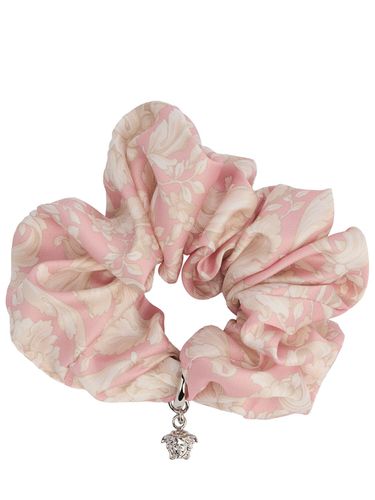 Scrunchie Stampa Barocca - VERSACE - Modalova