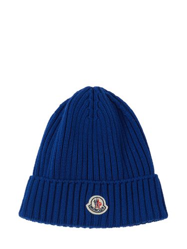 Extrafine Wool Beanie - MONCLER - Modalova