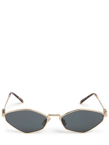 Sechseckige, Metallische Sonnenbrille - MIU MIU - Modalova