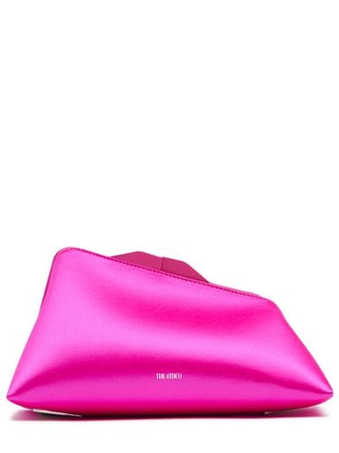 Medium 8.30 Pm Satin & Leather Clutch - THE ATTICO - Modalova